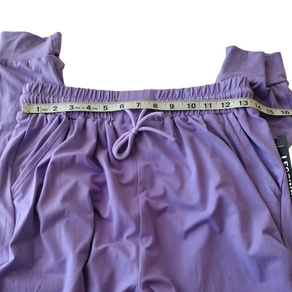Leggings Depot Womens Large Lilac With Pockets - Picture 3 of 6